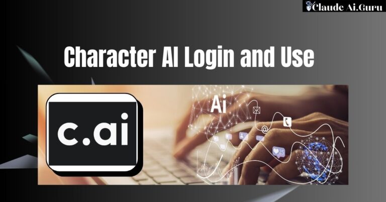 character ai login in and use