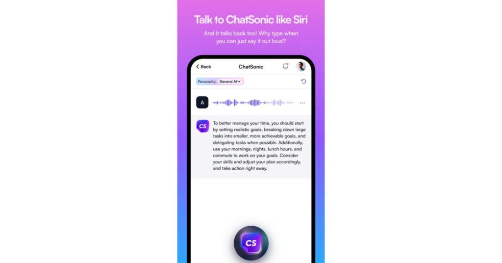 ChatSonic AI App