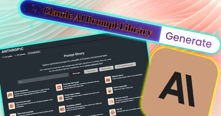 Claude Ai prompt library