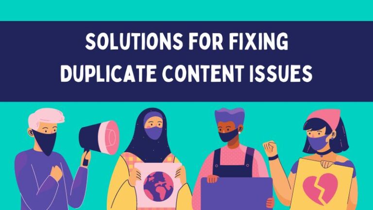 Duplicate content solutions