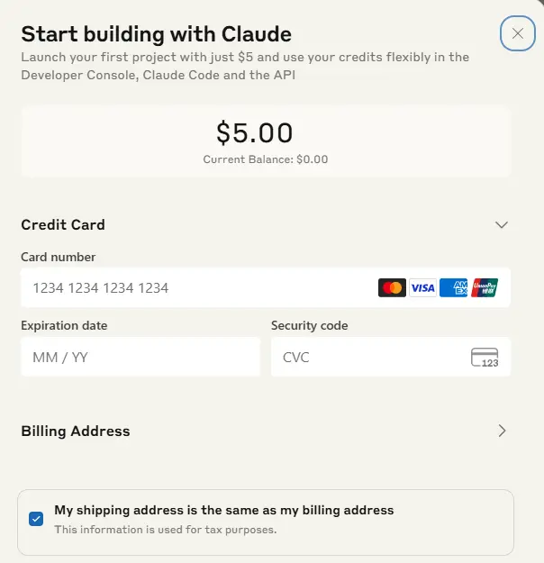 Payment methods